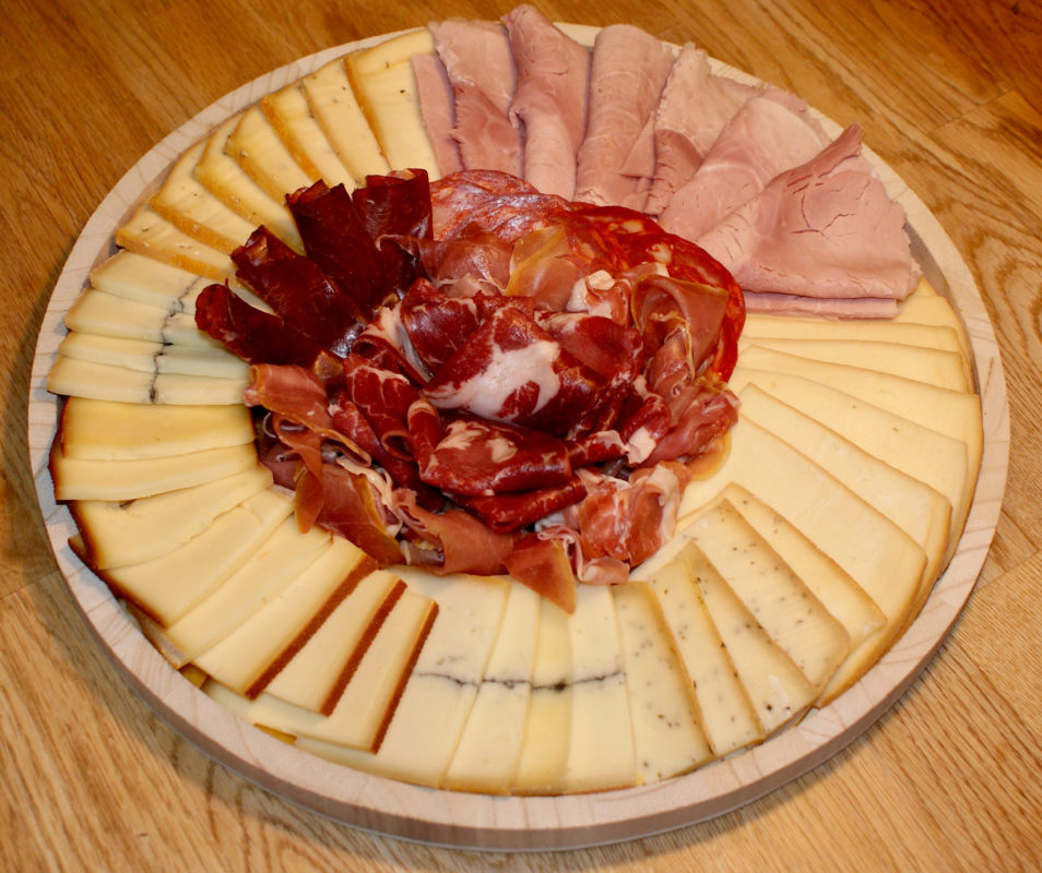 Plateau de fromages à Raclette